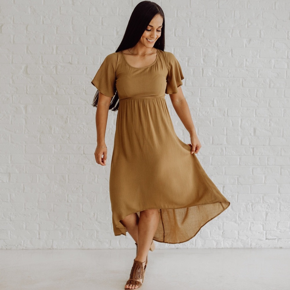 Daisy Dress in Mustard